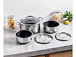 HexClad Hybrid Nonstick 6-Piece Pot Set $200