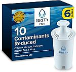 6-Pack Brita Plus Water Filter $22