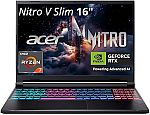 Acer Nitro V Slim 16" WQXGA Gaming Laptop (Ryzen 7 260, RTX 5070, 16GB, 512GB) $999.99