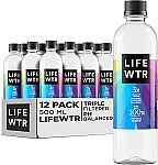 12-Ct 500-mL LIFEWTR Premium Purified Water pH Balanced with Electrolytes $11