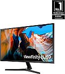 SAMSUNG 32" UJ59 4k monitor (LU32J590UQNXZA) $199 and more