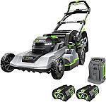 EGO Power+ Electric Self-Propelled Cordless Lawn Mower with (2) 56V 5.0Ah Batteries $499 and more
