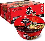 12-pack 3oz Nongshim Shin Ramyun Bowl Noodles $9.60