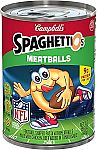 SpaghettiOs Football Shaped Canned Pasta with Meatballs, 15.6 oz Can $0.86