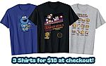 Woot - Top 20 Shirts (3 for $18)