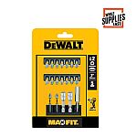 19-Piece DEWALT Maxfit 1 in. Carbon Steel Driving Bit Set with Bit Holder $4