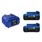2-Pack Kobalt 24-Volt 4.0Ah Lithium-Ion Battery & Charger Starter Kit $59