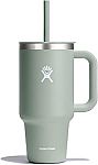 32-Oz Hydro Flask Travel Tumbler Stainless Steel Insulated Cup with Lid and Straw (Agave) $17.48