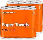 12-Count Amazon Basics 2 Ply Flex-Sheets Paper Towels $11.92