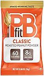 30-pack PBfit Classic Peanut Butter Powder Packets 0.56 oz $8