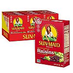 Pack of 12 Sun-Maid California Sun-Dried Raisins 12oz $13.91 and more
