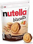 9.7-Ounce Nutella Biscuits Cookies Filled with Nutella Hazelnut Spread $3.46 & More