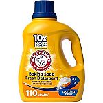 ARM & HAMMER Baking Soda Fresh Liquid Laundry Detergent, Sparkling Fresh Scent, 110 Loads $7.17