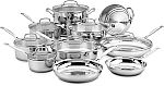 Cuisinart 17-Piece Stainless Steel Cookware Set (77-17N) $129.95
