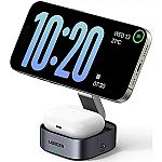 UGREEN MagFlow 25W 2-in-1 Magnetic Wireless Charging Station $15.99