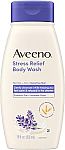 18-Ounce Aveeno Stress Relief Relaxing Oat Body Wash (Lavender Scent) $4.19