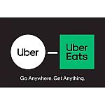 15% off Gift Card at Target: Uber, Uber Eats, H&M & More (Today only)