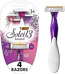 4-pack BIC Soleil 3 Scented Women's Disposable 3-Blade Razors $3.73