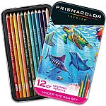 Prismacolor Premier Colored Pencils, Under the Sea Set, 12 Count $1.85 and more