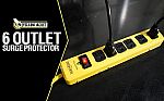 Southwire Yellow Jacket Metal Surge Protector Strip - 15-Foot SJT Cord $13.74