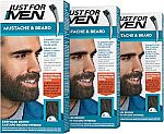 3-pack Just For Men Mustache & Beard, Beard Dye $6.24