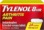 24-ct 650-mg Tylenol 8 Hour Arthritis Pain Relief Extended-Release Tablets $1.74