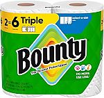 2 Count Bounty Select-A-Size Paper Towels Triple Rolls $5.59