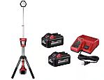 Milwaukee M18 Cordless Rocket Dual Power Tower Light w/ 2 x 6AH Battery $259 and more