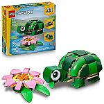 LEGO Creator 3-in-1 Turtle with Water Lily Flower $7.99 and more