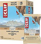 15-Pack 2.4-Oz Clif Bar Energy Bars (White Chocolate Macadamia) $10.12