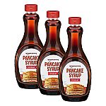 Pack of 3 Amazon Grocery Original Pancake Syrup 12 fl oz $3.60