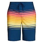 George Men's 9" Inseam E-Board Swim Trunks w/ UPF 50+ $1.97