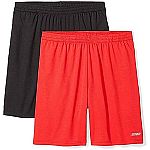 2-Pack Amazon Essentials Men's Athletic Basketball Training Shorts $6.32