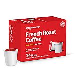 Amazon Brand - Happy Belly Dark Roast Coffee Pods, French Roast 24-Count $4.91